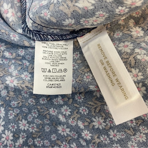 Ann Taylor LOFT Floral Mock Neck Dress - Picture 9 of 12